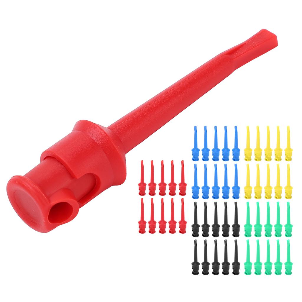 Multimeter Test Hook Clip J.30007 30Vac-60Vdc 10A Test Hook Insulation for Routine Circuit Testing for Voltage Testing