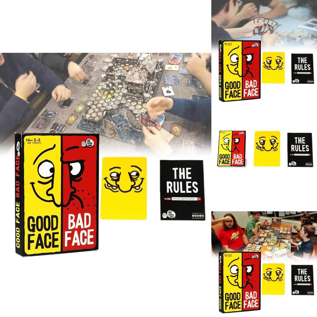 Good Face Bad Face Funny Face Masks For Hilarious Party Games And Family Fun