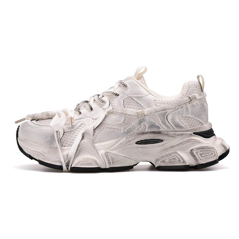 2025 Pánské platformové tenisky Designové barevné sladění Tátovy boty Pohodlná měkká podrážka Zvyšující běžecké boty Zapatillas Hombre