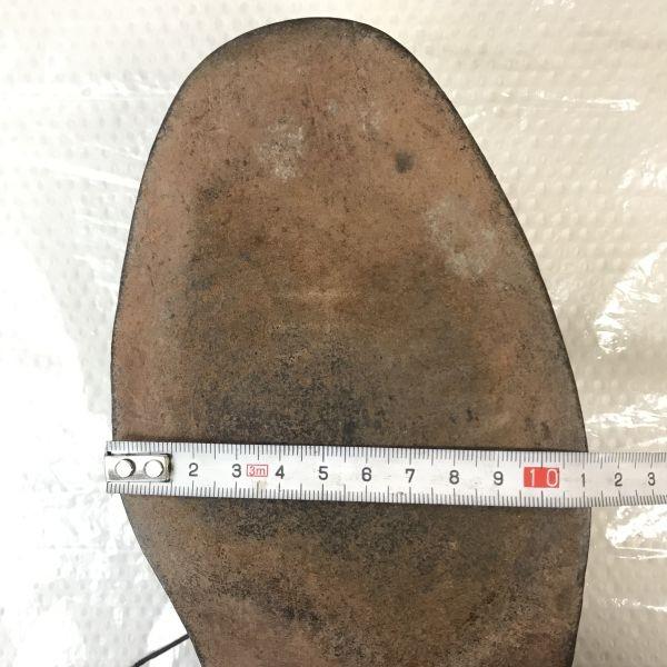 Sears USA 70s Vintage Easy Flex Leather Long Wingtip 9.5D 27.0-27.5 Black Dress Shoes(USED)