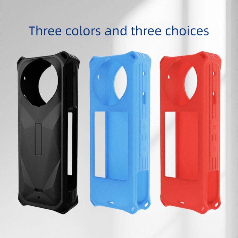 Silicone Protective Case Anti-Scratch Dustproof Body Cover All-round Anti-Fall Lens Protector for Insta360 X5