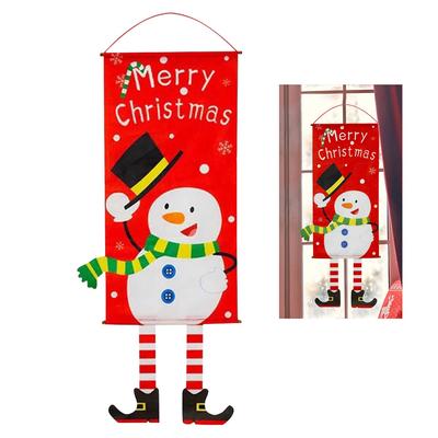 Weihnachtsfensterschild, Weihnachtsfenster, Polyester, dekorativ für Geschäft, Bar, Hotel