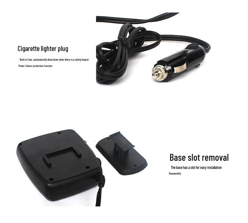 12V Electric Car Heater & Windshield Defroster - Hot & Cold Air Blower