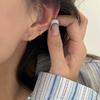 Minimalistischer Ohrschmuck Schlichtes Schmetterlingsknoten-Accessoire Schleife Ohrclips Y2K-Stil Schleifenknoten Stecker Accessoires