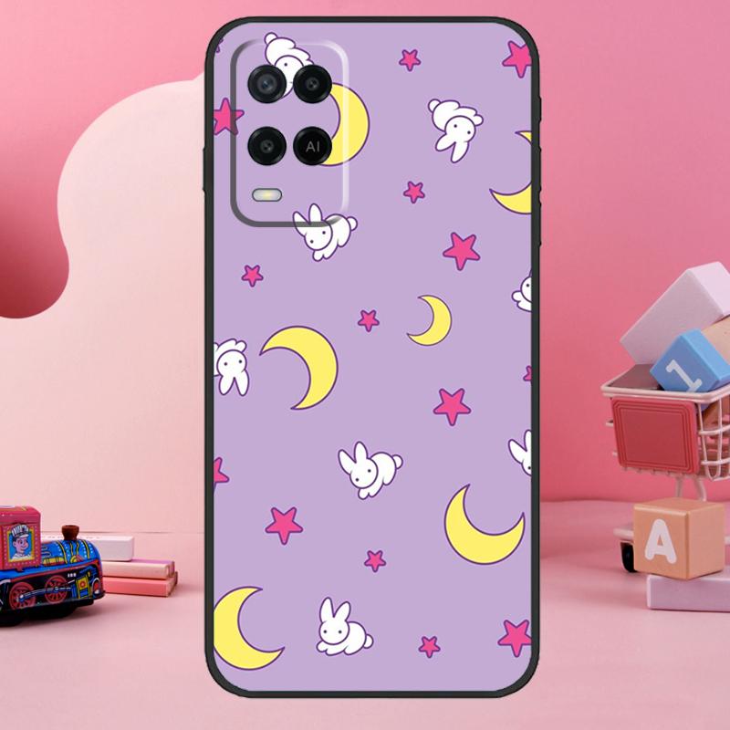 Rabbits Bunnies Case For OPPO A96 A76 A16 A54 A74 A54s A57s A53 A31 A5 A9 A52 A72 A15 A17 A57 A77 Fundas