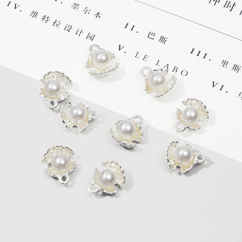 

Браслет и ожерелье из сплава с подвеской-кисточкой из жемчуга и ракушки в старинном стиле, DIY-аксессуары