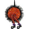Halloween Witch Hat Leg Door Wreath Halloween Creative Leg Out Door Hanging Horror Atmosphere Decoration Party Supplies Latest