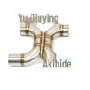 Compatible Exhaust Pipe for Triumph BOBBER Retro Modification - 51mm Low-Mount Mid-Section Sound Wave Design