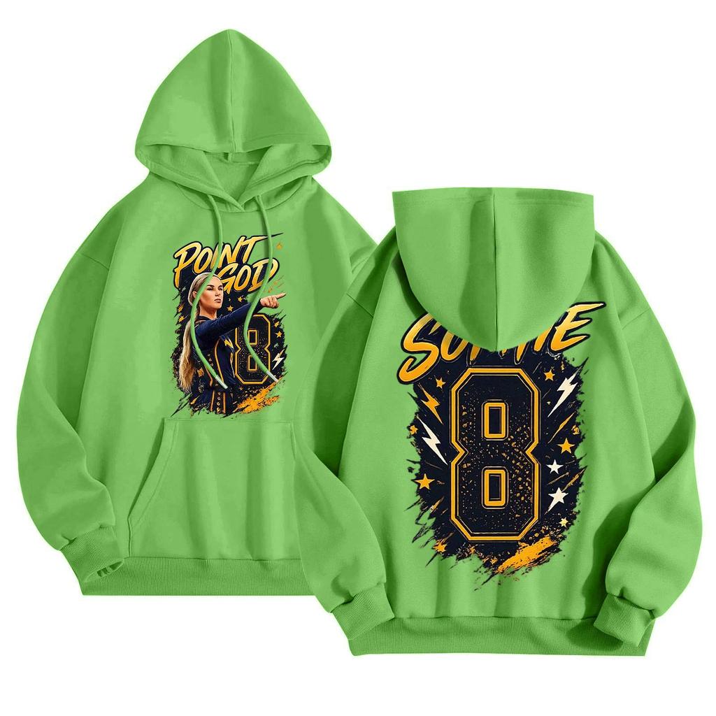 Unisex Lightweight Long Sleeve Pullover Hoodie with Pocket and Print for Casual Wear