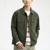 UNIQLO Solid Color Pocket Design Single-Breasted Jacket Unisex jackets Dark-Olive 455093-57