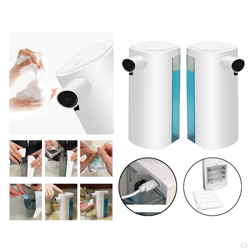 Dispenser, 1 350ml Foaming Dispenses - Electric, Touchless , Hands for Bathroom, Countertop or Dish