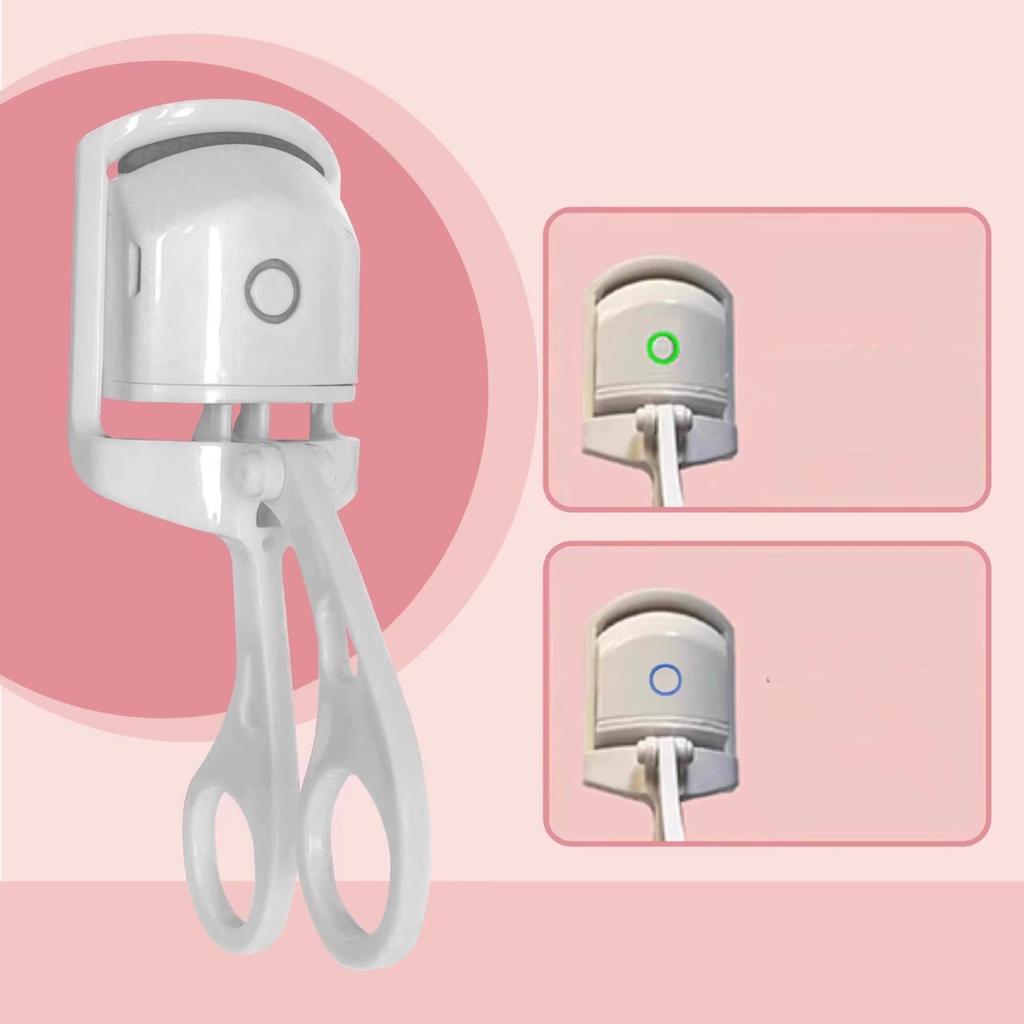 Elektryczna Podgrzewana Zalotka do Rzęs Ładowana przez USB 2 Tryby Podgrzewania Podgrzewana Zalotka Szybkie Naturalne Długotrwałe Narzędzie Zalotka do Rzęs