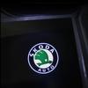 Autotür Willkommenslicht Laser Projektor 3D HD LED Willkommenslicht Auto Dekoration Zubehör Für Skoda Superb 2009 2013 2014