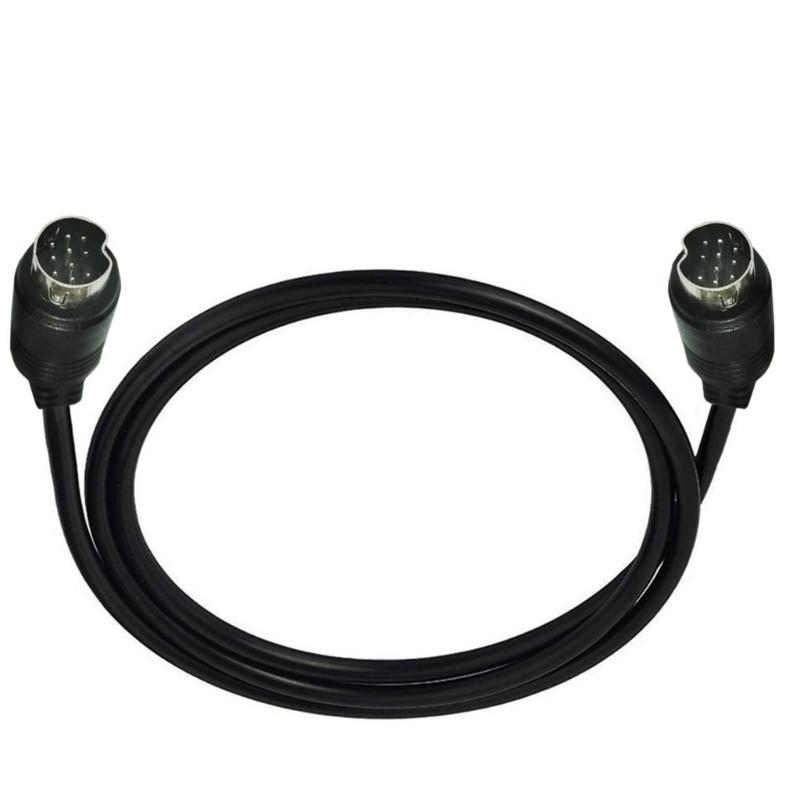 3/1.5/1/0.5m S-video Cable Male To Male 10Pin Mini DIN Computer Connector TV Cable For Projector VCR DVD Nickel Plated