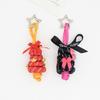 Knitted Polyester Rope Christmas Tree Keychain Pendant Ornament