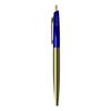 Anterique Ballpoint Navy Oil-Based Pen, 0.5mm, Brass, Blue, BP2-NB