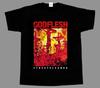 Unisex Short Sleeve Crew Neck Cotton T Shirt Godflesh Heavy Metal Music Metal Tee Unisex