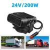 Car Heater 12V/24V Heater Portable Defogger Defroster Heating Fan 200W Dryer Windshield Defogging Household Heater New