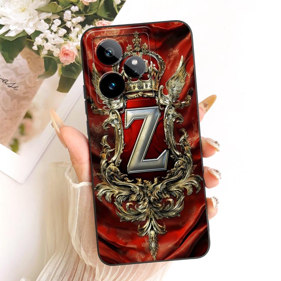 For Realme GT 7 Case Realme GT 7T Cute Crown Letters Cover Soft TPU Phone Case For Realme GT 7 Pro GT7 T GT7T 5G Back Cover Bags