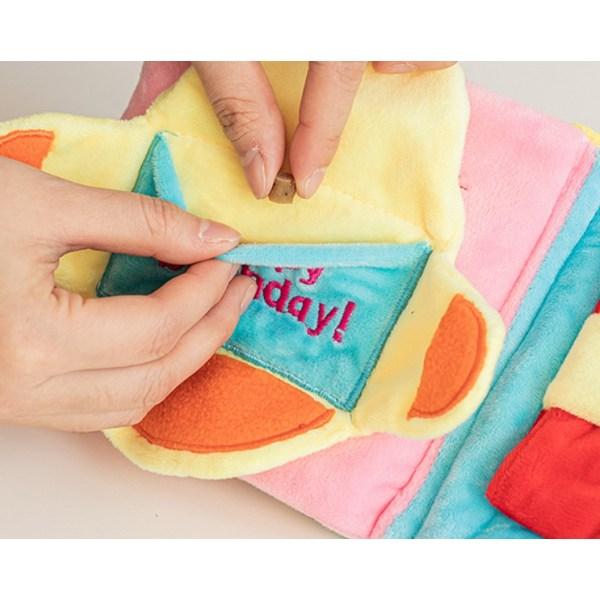 Byte Me Puppy My Birthday Nose Work Playbook 15cm, Blue, 1 Piece