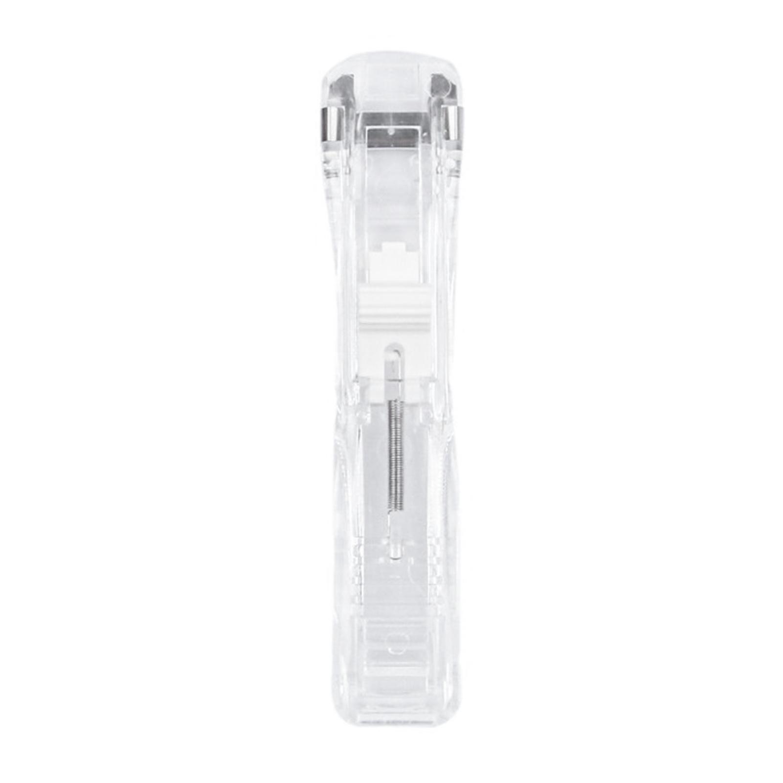 

Medium Transparent Metal Clip No Punching Design Reusable For Document Organization прозрачный