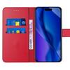 Case for iPhone 17 Pro - BOOLING - Wallet Case Anti-Scratch Shockproof PU Leather Red