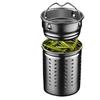 304 Stainless Steel Tea Strainer with Glass Thermos Cup and Separator