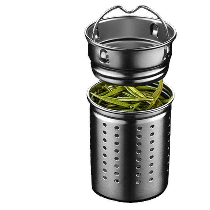 304 Stainless Steel Tea Strainer with Glass Thermos Cup and Separator