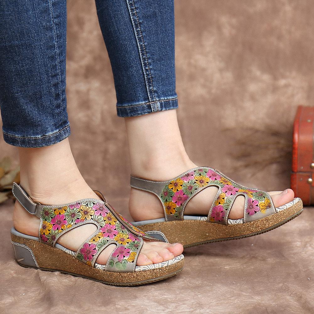 Buy SOCOFY Vintage Leather Cutout 