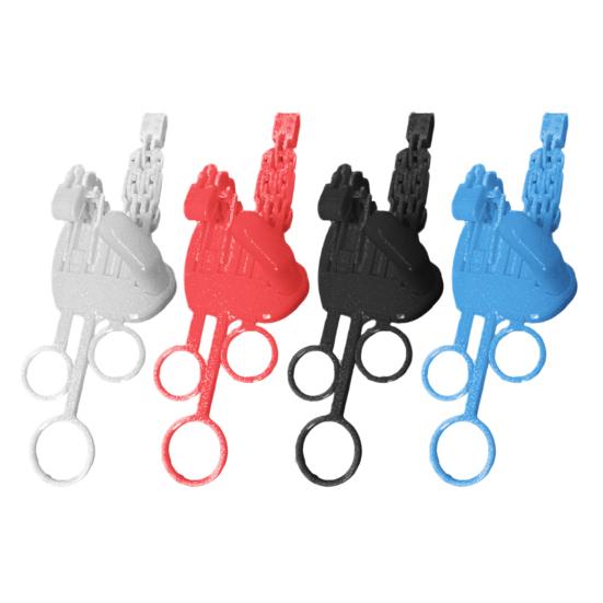 Mechanical Fidget Hand Robotic Hand with Articulated Fingers Portable Fidget Toy Hand with Strong Grip for Stress Relief Office Fun