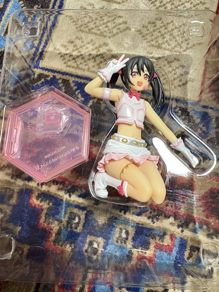 Chara-Ani 1/10 PVC Pre-painted Complete Figure Love Live! Yazawa Nico LoveLive! First Fan Book Ver. with LED Light-Up Base