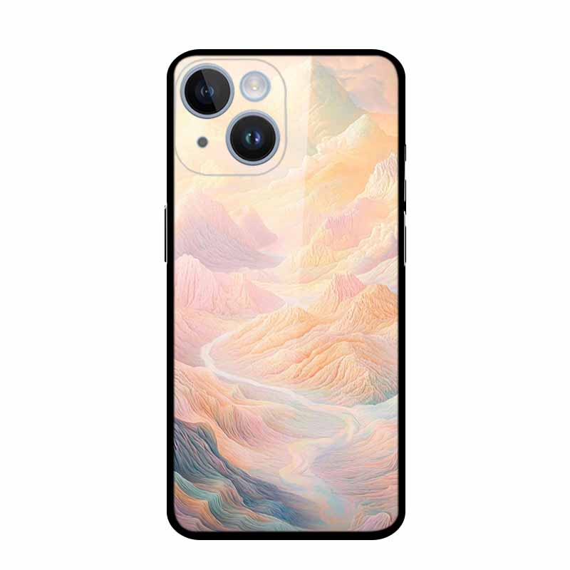

Крутой чехол для телефона для iphone 15 16 pro 15 plus Закаленное стекло Жесткая задняя крышка Funda Apple iphone15 16pro max Мультяшный корпус iphone16 plus