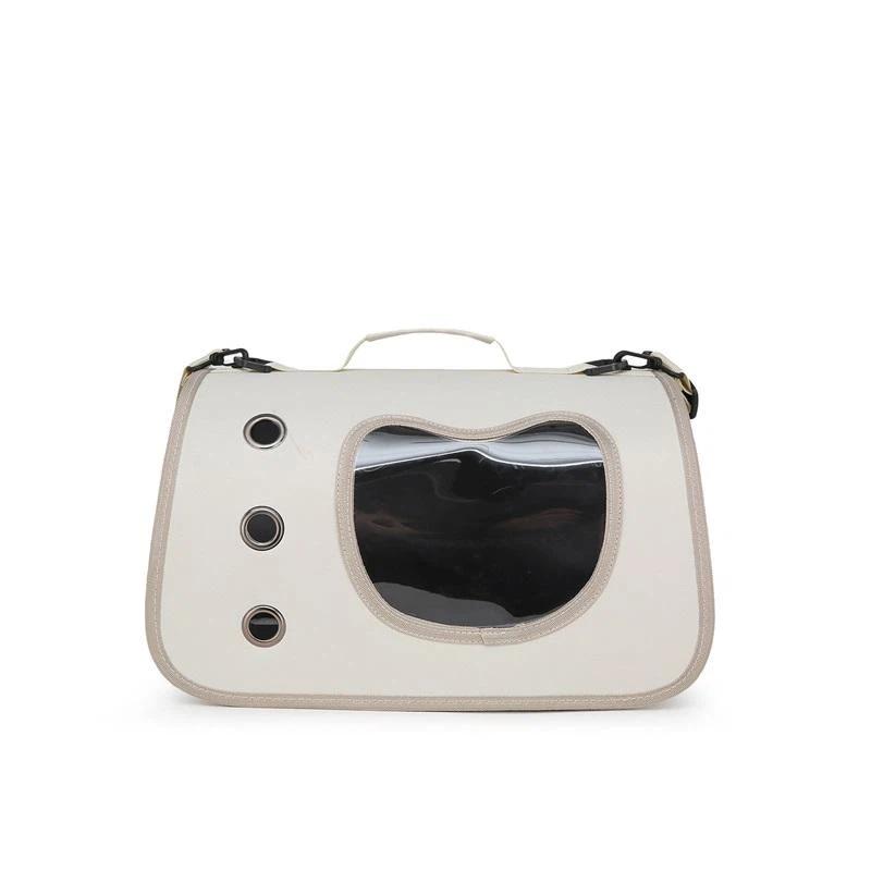Haustiertasche, Ausflugstragetasche für Hunde und Katzen, Messenger-Tasche fürs Auto, für kleine Hunde, atmungsaktiv, große Kapazität, seitliche Öffnung, Einzelschulter-Katzentasche