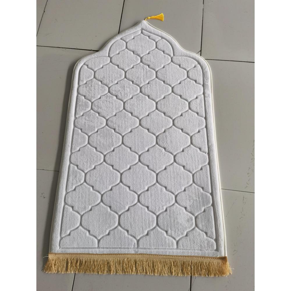 

Мусульманский молитвенный коврик, исламские турецкие молитвенные коврики, подарочный молитвенный коврик на Рамадан для женщин и мужчин, переносные фланелевые коврики, молитвенный коврик 65X110 65x110cm