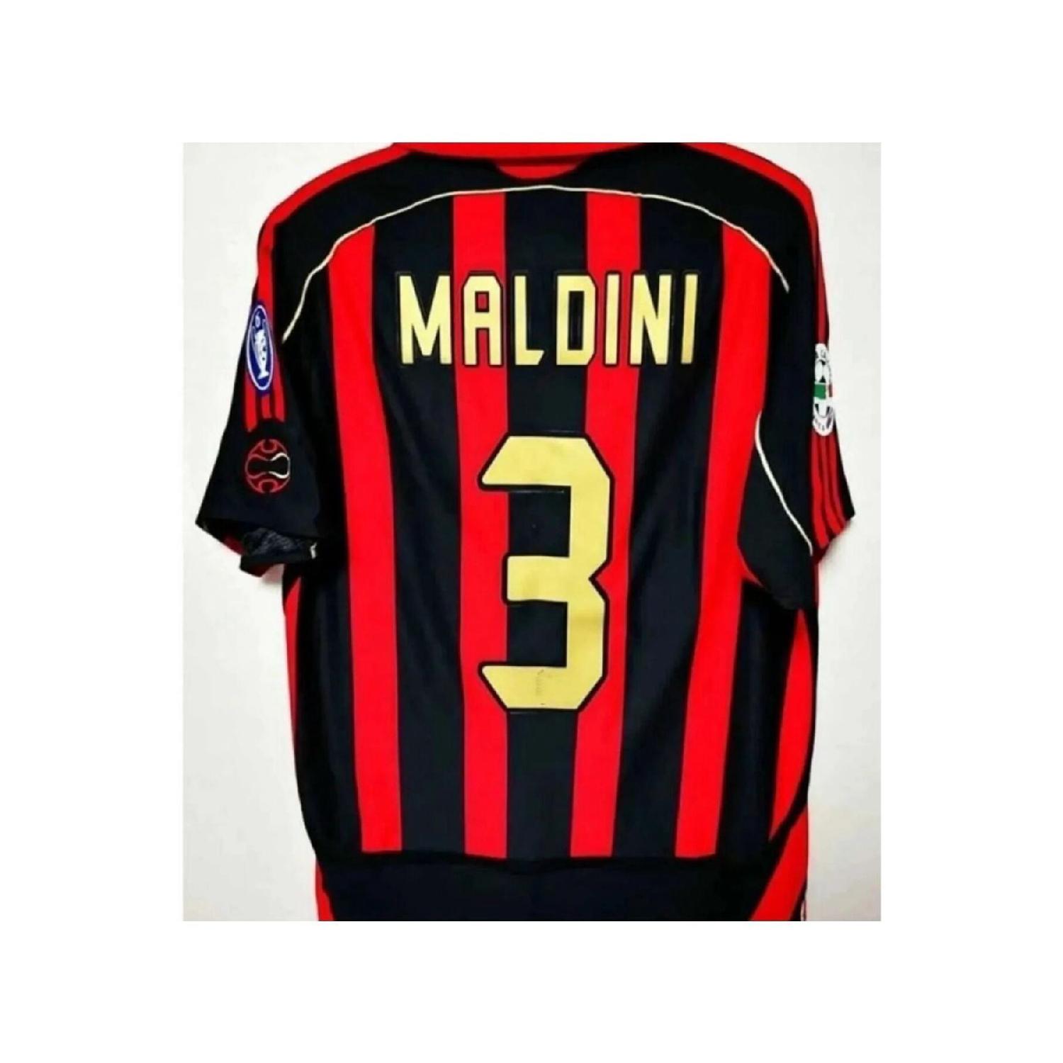 

Джерси сезона 2007 Паоло Мальдини, ностальгия (красно-черный) S красный