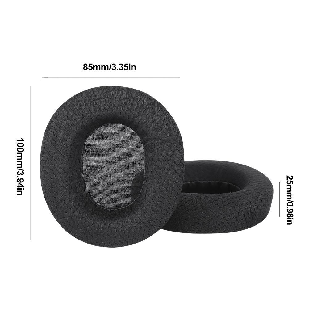 Replacement Earpads Mesh Fabric Memory Foam Ear Pads Cushions Headset Ear Cushions for Razer Kraken Kitty V2 Pro Gaming Headset
