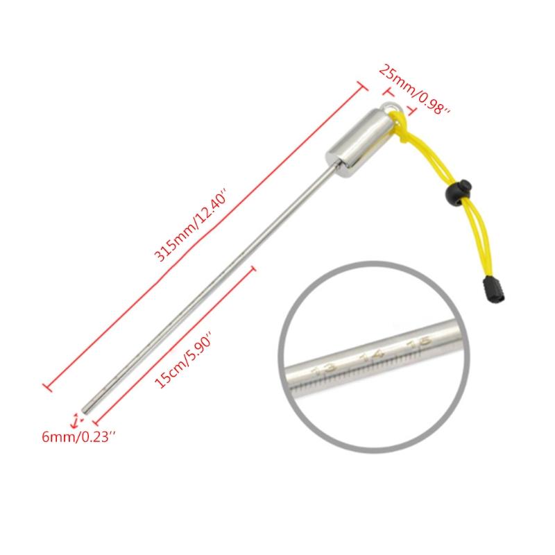 Underwater Diving Pointer Shaker Noise Maker Scuba Diving Stick Rod with Lanyard