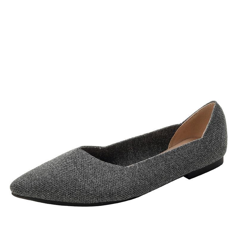 Strength Super Soft Comfortable Flat Bottom Pointed Princess Shoes Flying Weaving Women's Shoes Weaving Women's Shoes