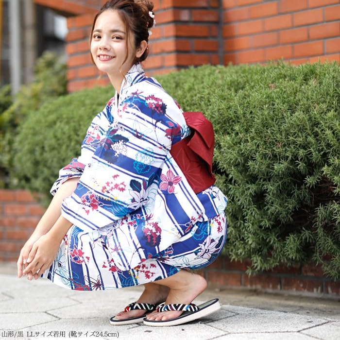 Takeharu Tatami Zori Größe Bequem mit Schwammsolen und Rund Indoor und Outdoor Aus Binsen Erhältlich in Links und Rechts Koiyu Klein Damen