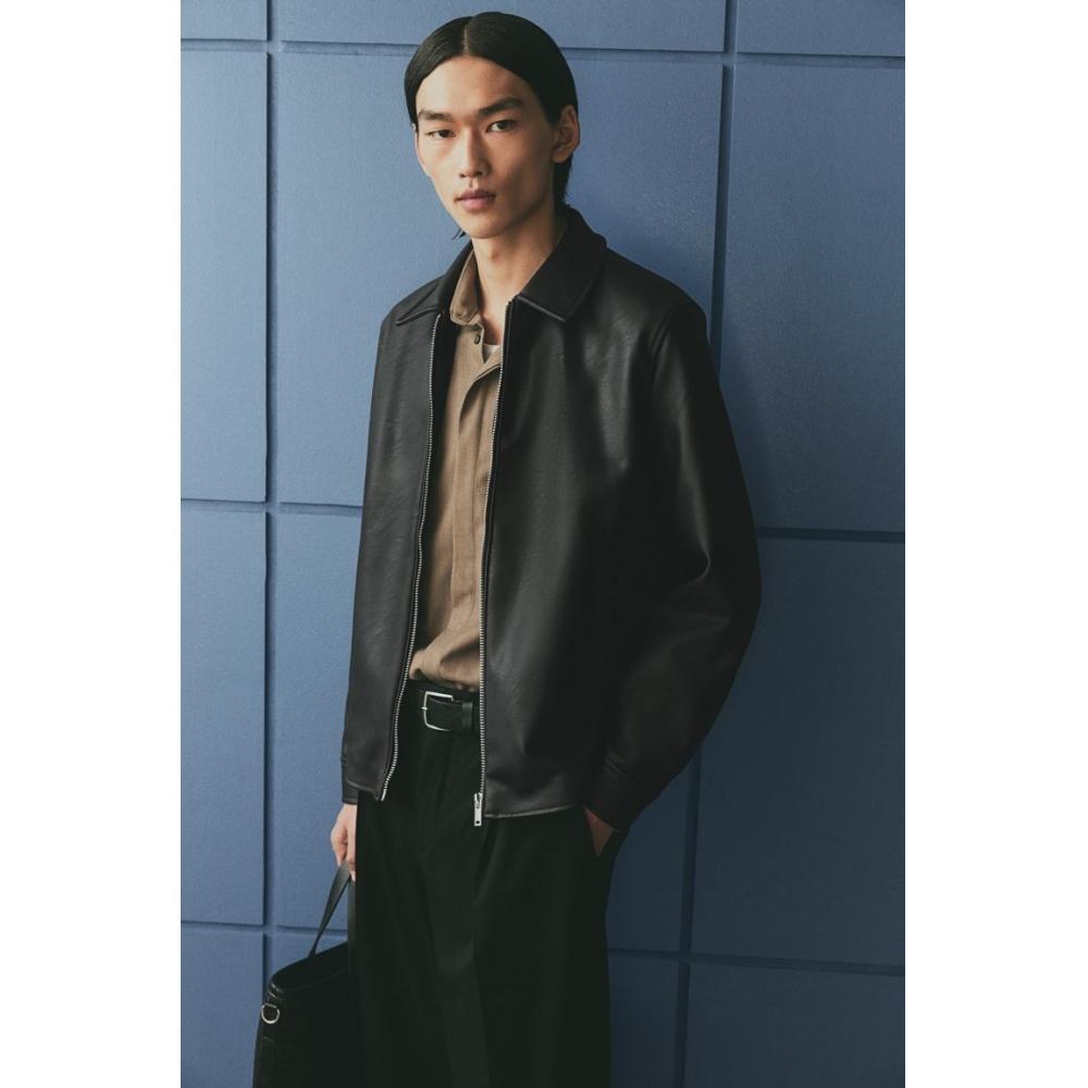H M Regular Fit Jacket Black