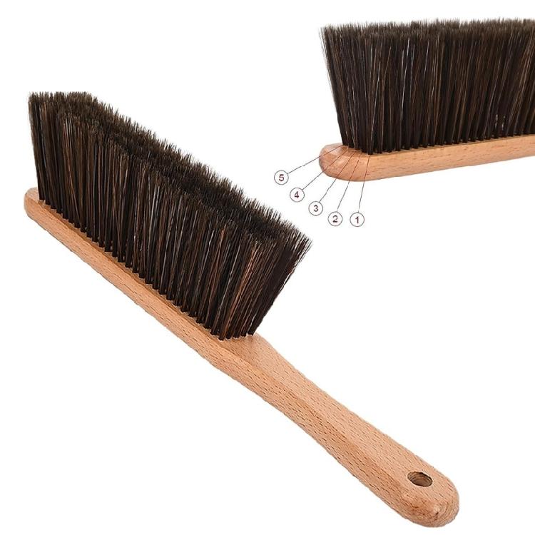 Hand Broom with Soft Dense Bristles for Furniture and Car Dusting Brush Duster for Furniture, Drafting
