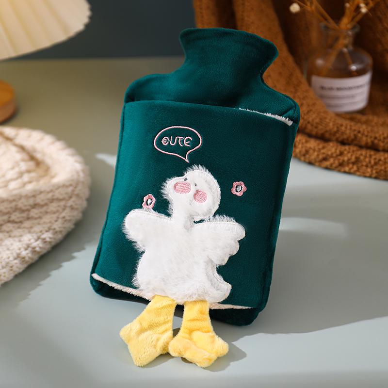 Large Hot Water Bottle - Versatile Hand Warmer & Belly Heat Pack with Water Injection