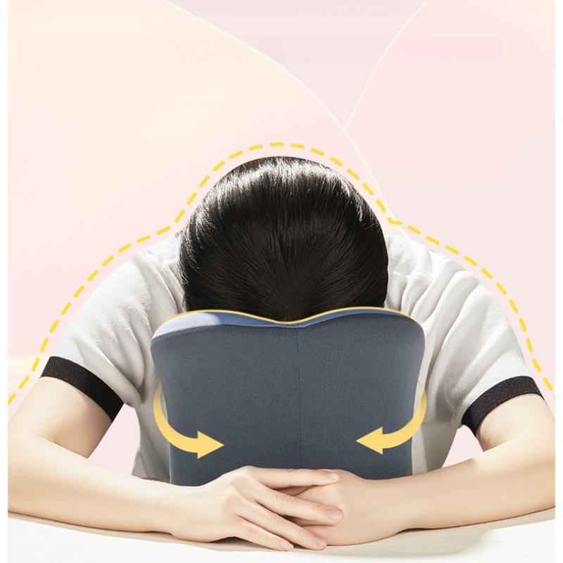 Office U-shaped Sleeping Pillow Multi Functional Student Sleeping on Their Stomach, Nap Pillows Memory Rebound Comfortable Wrap-around  Fit Rest Mat