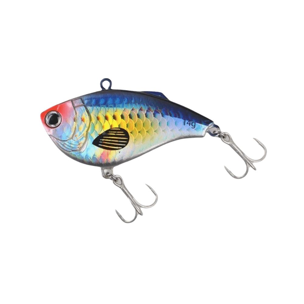

With Hooks Long Shot Vibration Wobbler 14g Weight Artificial Plastic Bait Freshwater Fishing I