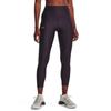Under Armour Ankle Leg Shine Training Tight Color Block Fitness Pants Women pants Purple 1373938-541