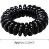 20pcs Large Spiral Hair Ties 30mm Spiral Hair Bands Coil Hair Bands Telephone Cord Bobbles,no Trace Strong Hold Transfer-resistant