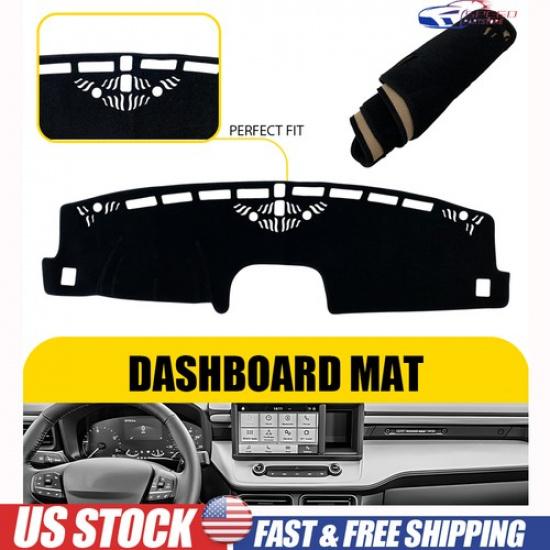 For -2025 Ford Maverick Dashboard Cover Anti-Glare Dash Mat Pad Accessories