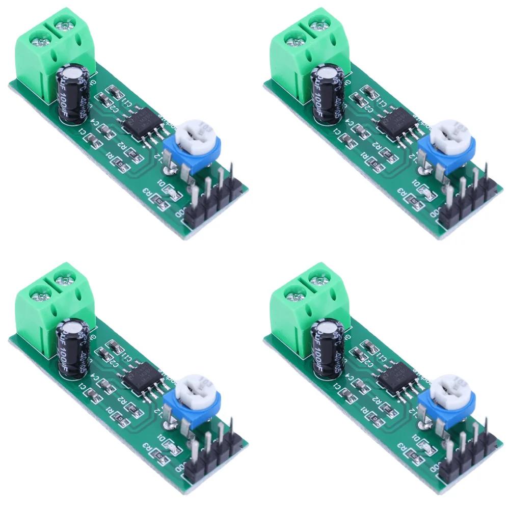 1-20PCS LM386 Digital Mono Amplifier Module 200 Times Gain Mono Voice Amplifier Module 5V-12V Input 10K Adjustable Board