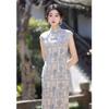 Retro Style Improved Cheongsam Women's 1011 New Young Girls New Chinese Sleeveless Long Dress Temperament Can Be Worn Daily