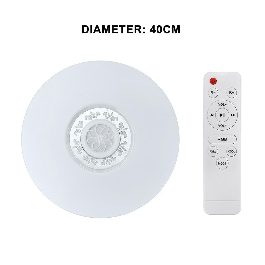 Smart  Led Ceiling Light With Remote Control Bluetooth Speaker Modern App Dimmable RGB Music Ceiling Lights for Bedroom Livingroom 34/40cm 220V